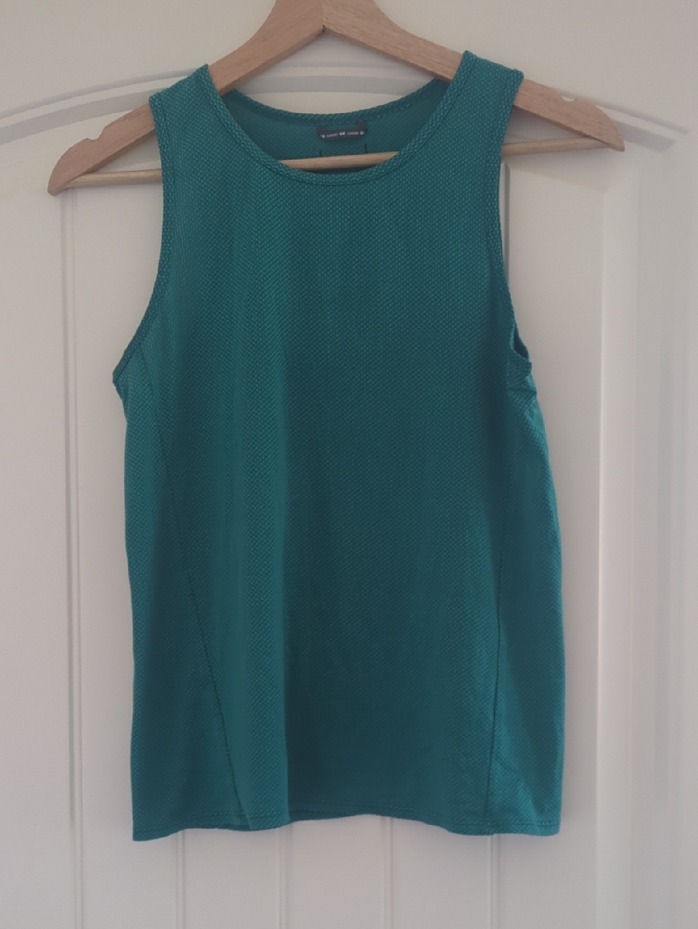 oiselle Teal Sleeveless Performance Tank